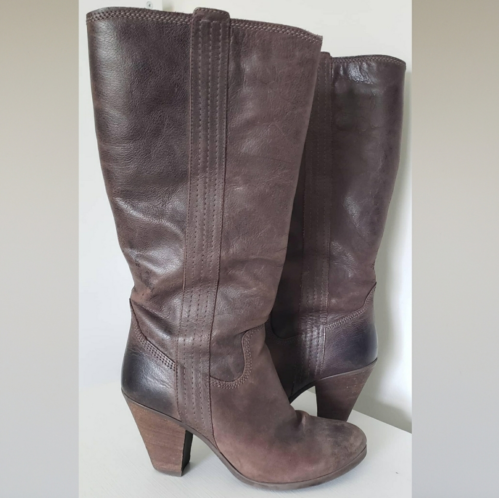 Aldo leather boots 8